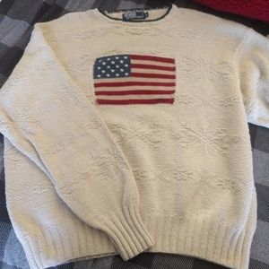 Polo Ralph Lauren Vintage American Flag Sweater